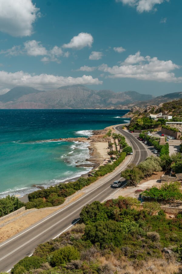 Coastal road near Galatas, Chania